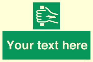 Custom Pull Bar Sign